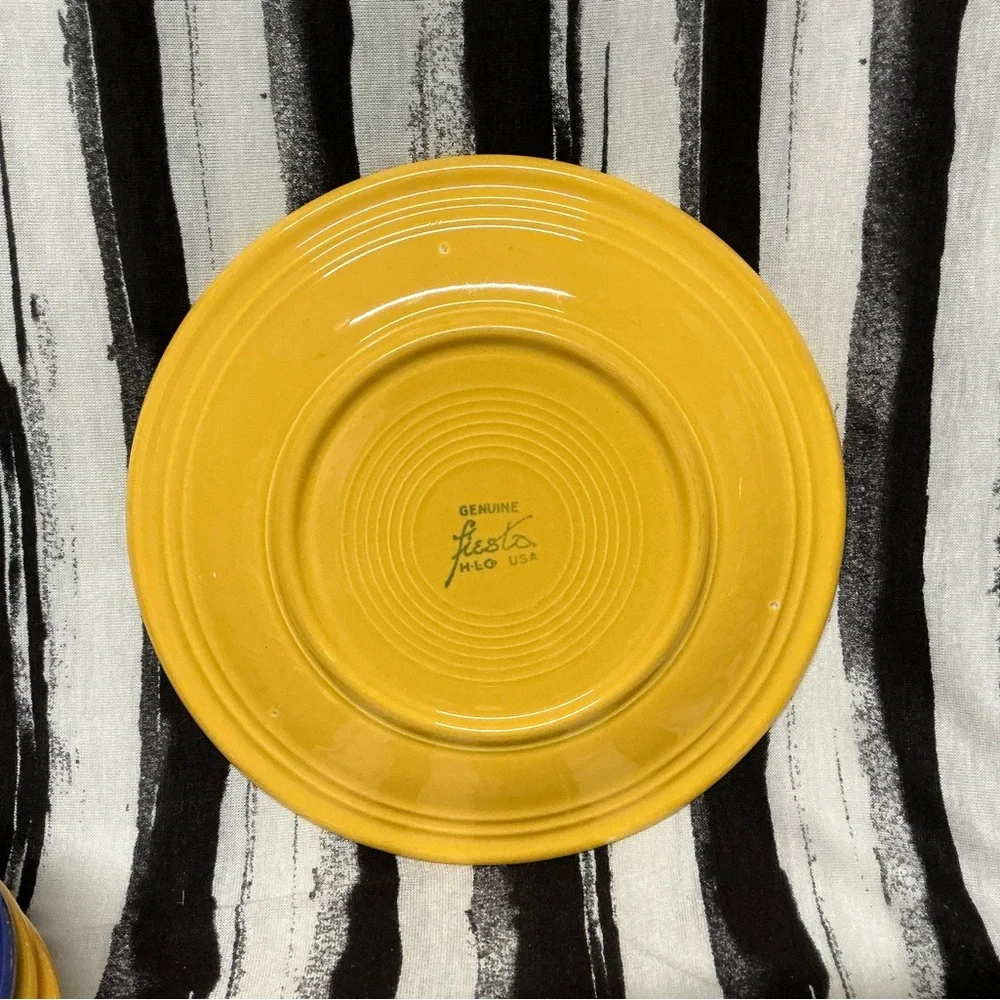 Vintage fiesta Salad Plate Yellow